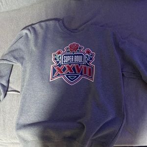 Grey Super Bowl sweater
